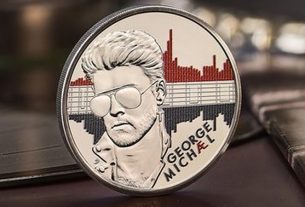 George Michael moneda coleccionable