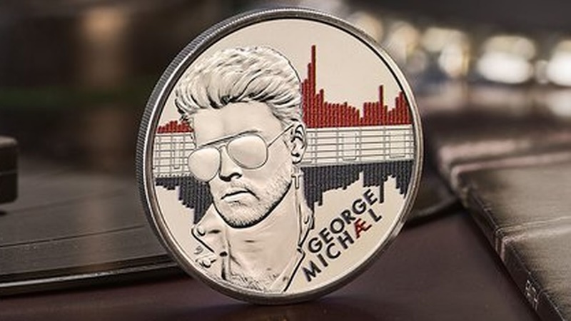 George Michael moneda coleccionable